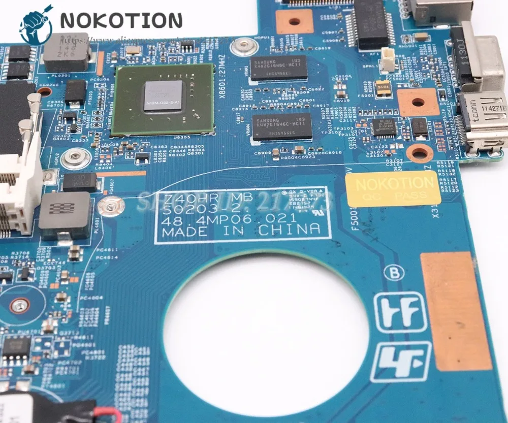 NOKOTION для sony Vaio PCG-61911W VPCEG VPCEG18FG материнская плата для ноутбука HM65 DDR3 GT410M 48.4MP01.021 MBX-250 основная плата