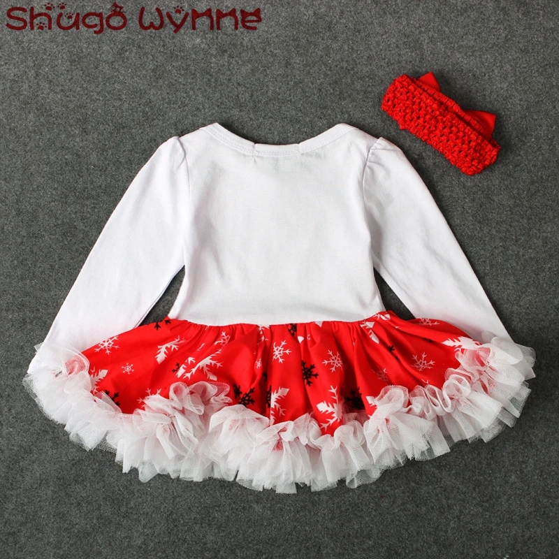 Рождественские носки для маленьких девочек кружевные бальные платья-пачки со