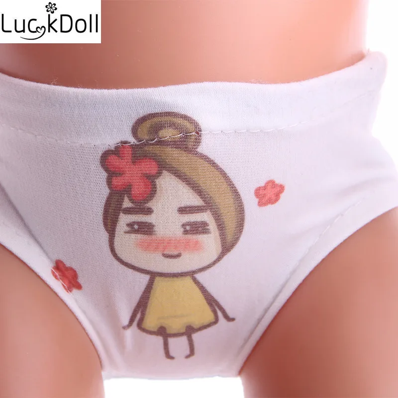 Luckdoll новые кукольные аксессуары мультфильм трусики подходят 43 см кукла, лучший подарок для детей