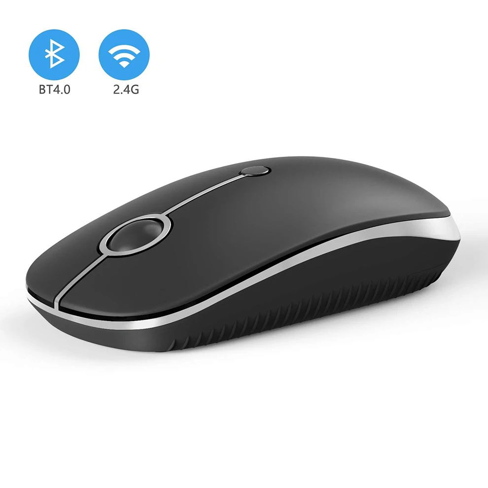 Jelly Comb Bluetooth 4,0+ 2,4G Беспроводная Двухрежимная мышь для ноутбука Macbook 2400 dpi оптическая игровая мышь Бесшумная мышь