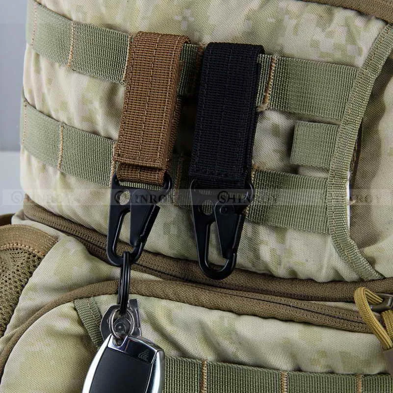Тактический Карабин крючки для рюкзака Olecranon Molle крючок снаряжение выживания EDC