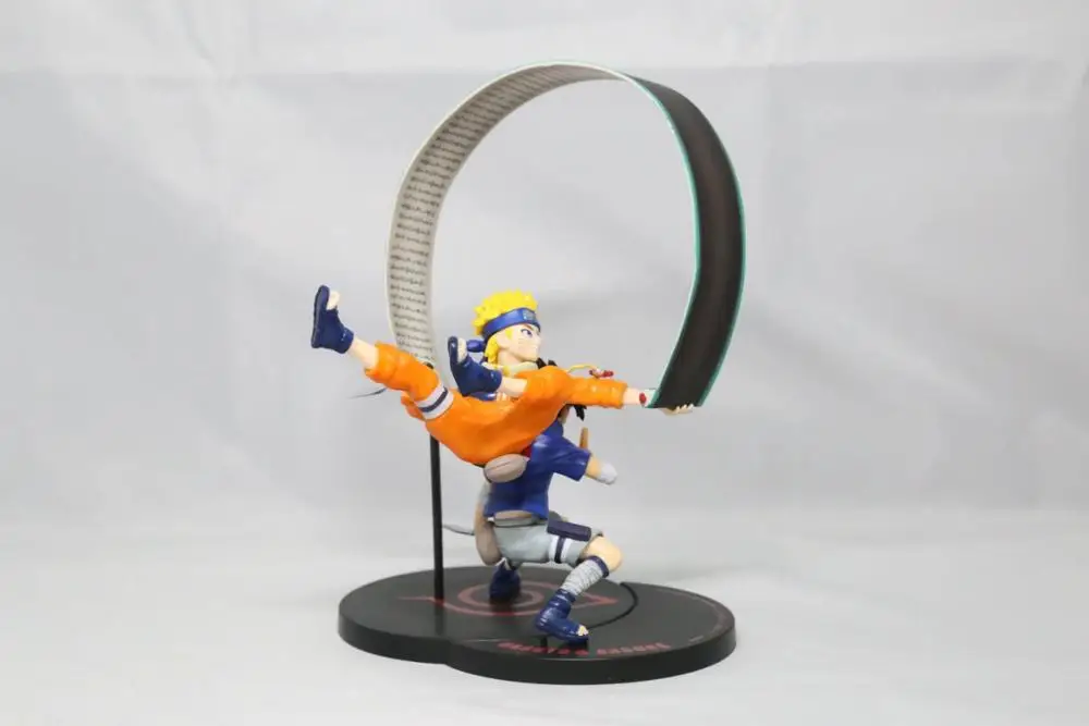 18 см аниме Наруто Окрашенные рис Gem серии Uzumaki NARUTO и Саске Рисунок Коллекционная