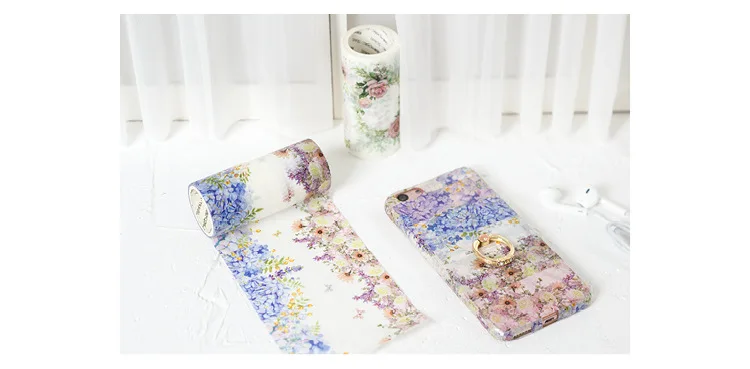 9 см* 5 м Kawaii цветочный клейкая лента для скрэпбукинга Washi Альбом DIY декоративная наклейка милые канцелярские стикеры школьные принадлежности для детей