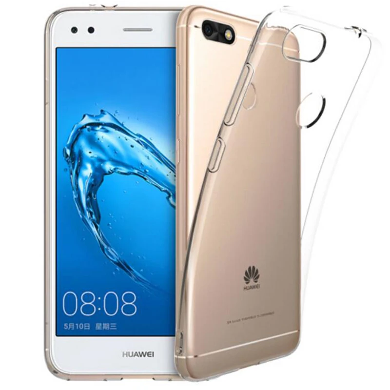 Soft Clear Phone Case for Huawei P9 Lite Mini Case for Huawei Y6 Pro 2017 Case TPU Silicone Cover for Huawei SLA-L02 SLA-L22
