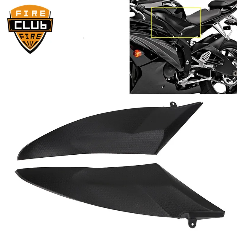Аксессуары для мотоциклов Yamaha YZF R6 YZFR6 2006 черный газовый бак Боковая Отделка