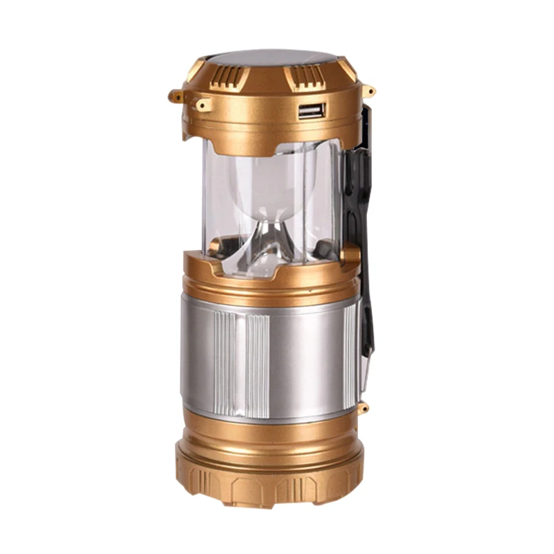 Solar LED Camping Lantern Portable Outdoor Rechargeable Tent Lamp Foldaway Handheld Flashlights SMN88 | Спорт и развлечения
