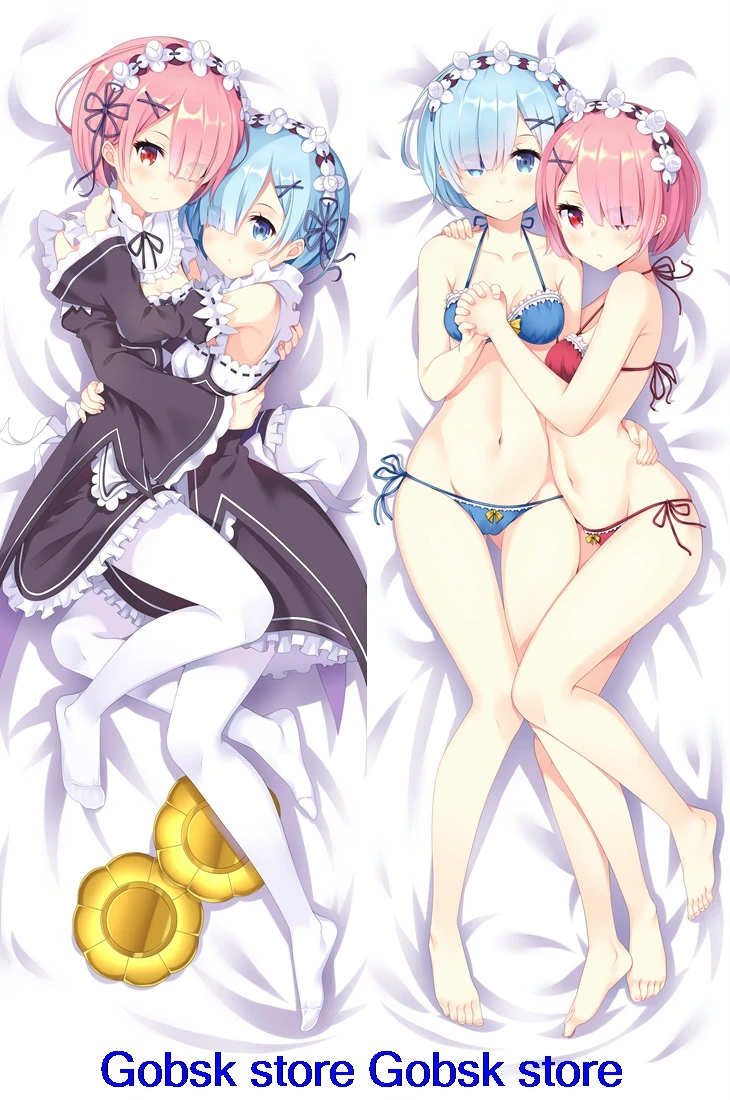 Может обновить аниме Re Zero Hajimeru Isekai Seikatsu Emilia Rem Ram Beatrice Подушка «Dakimakura» чехол обнимающий тело наволочка