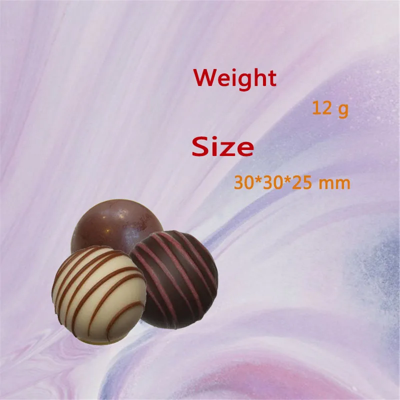 Гладкая сфера шоколадная форма из поликарбоната Кондитерская для выпечки