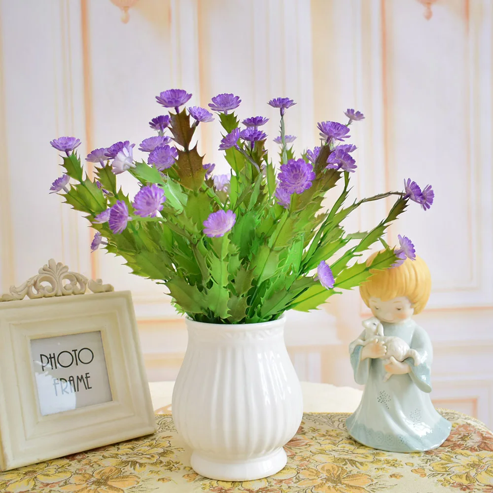 Рождественские кактус Искусственные цветы украшения для вечеринки стены сада