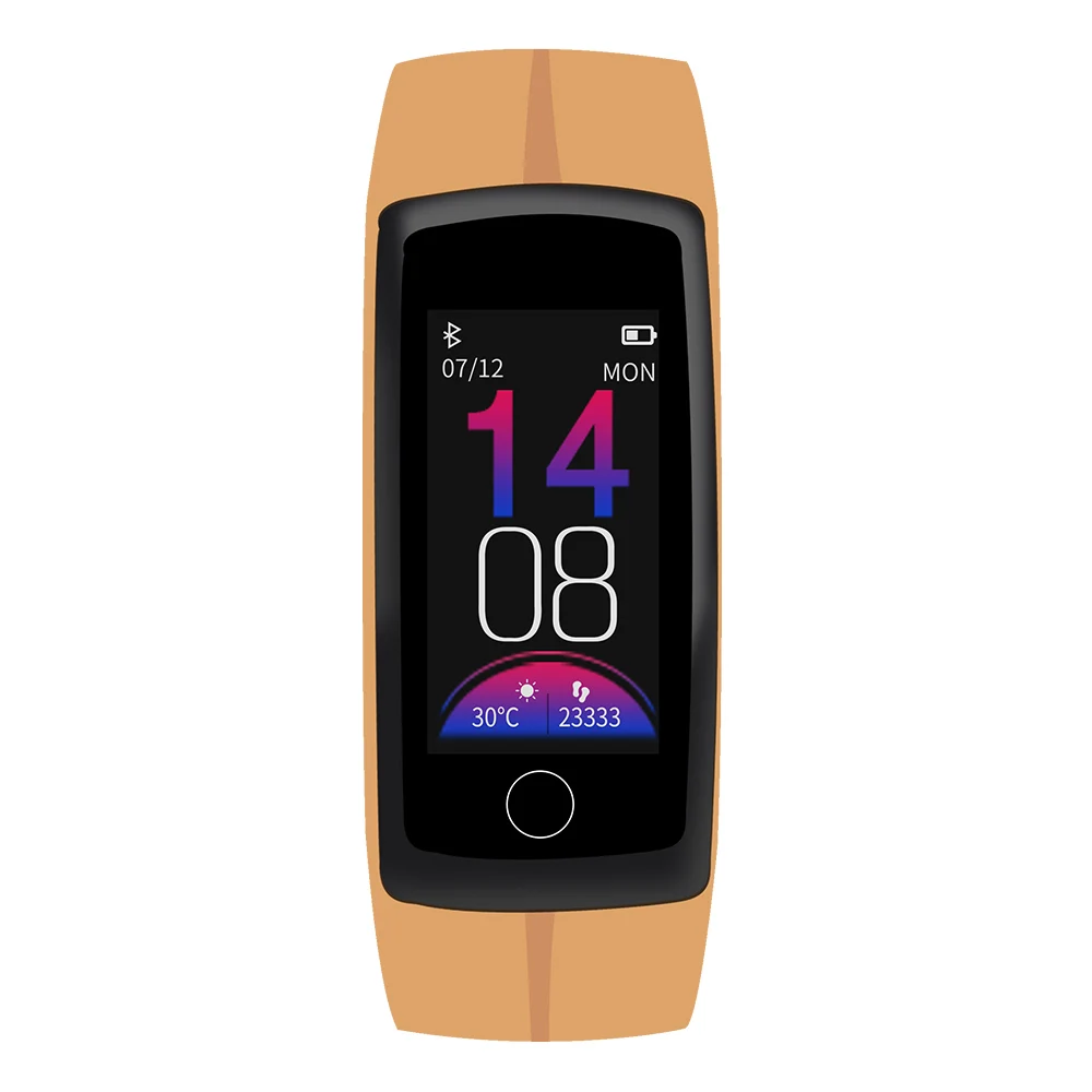 FATMOON Smart Bracelet QS 100 Heart Rate Blood Pressure Monitor Call Message Reminder Touch Screen Wristband for phone | Электроника