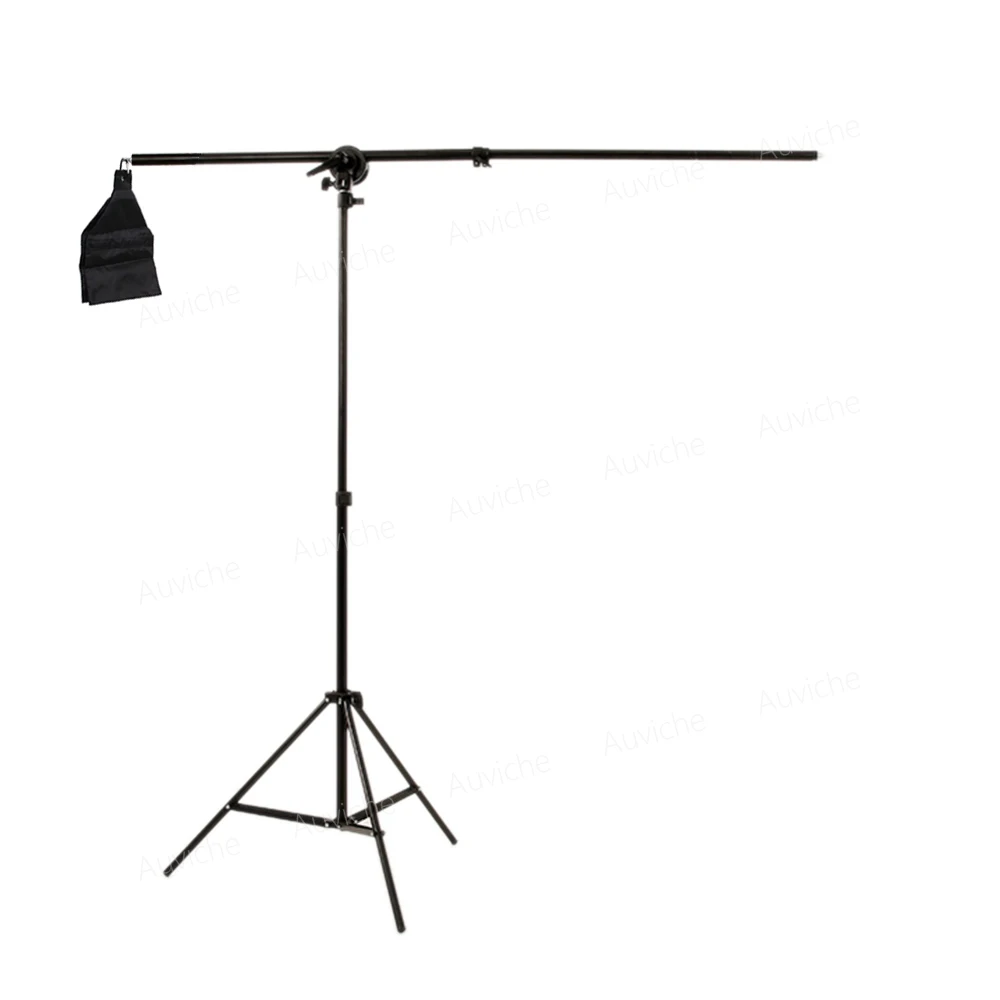 75 140 см/30 &quot 55&quot Студия фото телескопическая стрела Arm Top Light w/Sandbag с осветительной