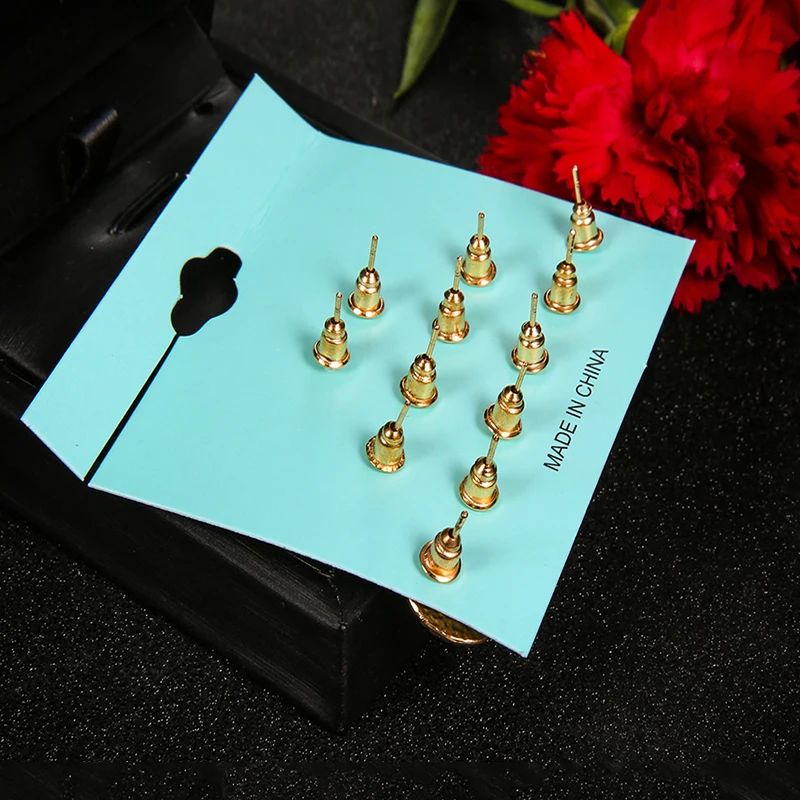 12 шт./компл. золото богемное капли Круглый с разноцветными кристалами серьги