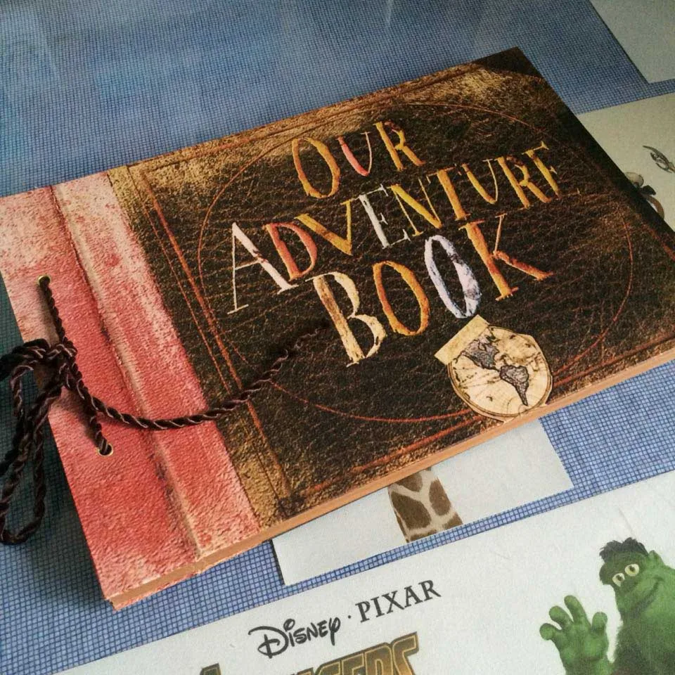 DIY Фотоальбомы памятная наша книга приключений/рассказов ручной работы