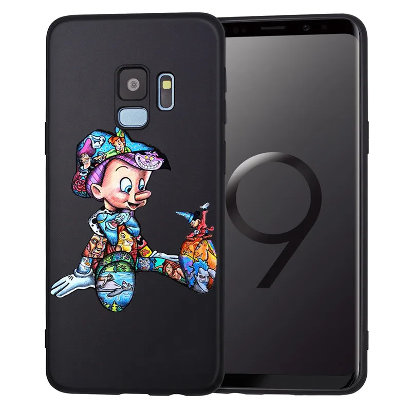 Groot Joker Stitch marvel для samsung Galaxy S6 S7 Edge S8 S9 S10 Plus Lite Note 8 9 чехол для телефона Coque Etui Funda мультфильм