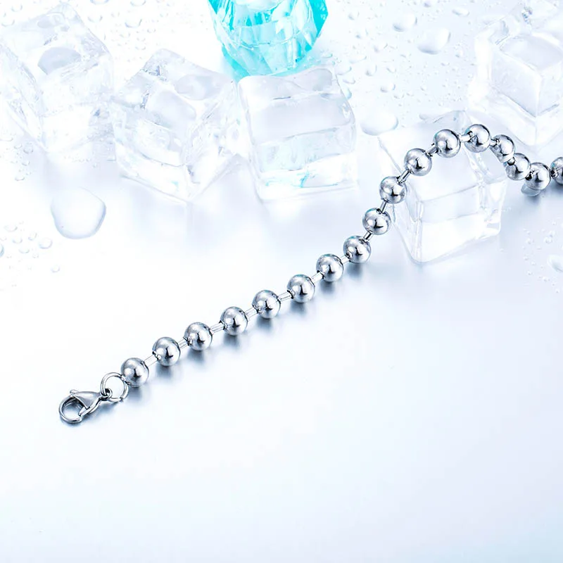 Байер новая Дизайн Нержавеющая сталь шар браслет простой человек's jewelry браслет для человека BR-C040