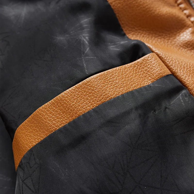 Прямая поставка Новое поступление брендовая мотоциклетная кожаная куртка