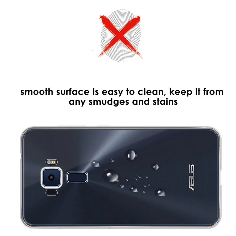 TOLIFEEL For ASUS Zenfone 3 ZE520KL ZE552KL Case Slim Silicone Cover Soft TPU Transparent Phone Back Capa Asus |