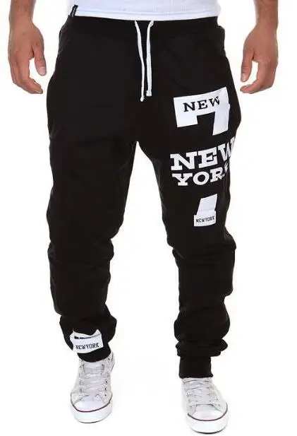 2017 Горячая Распродажа мужские повседневные спортивные штаны с надписью шаровары