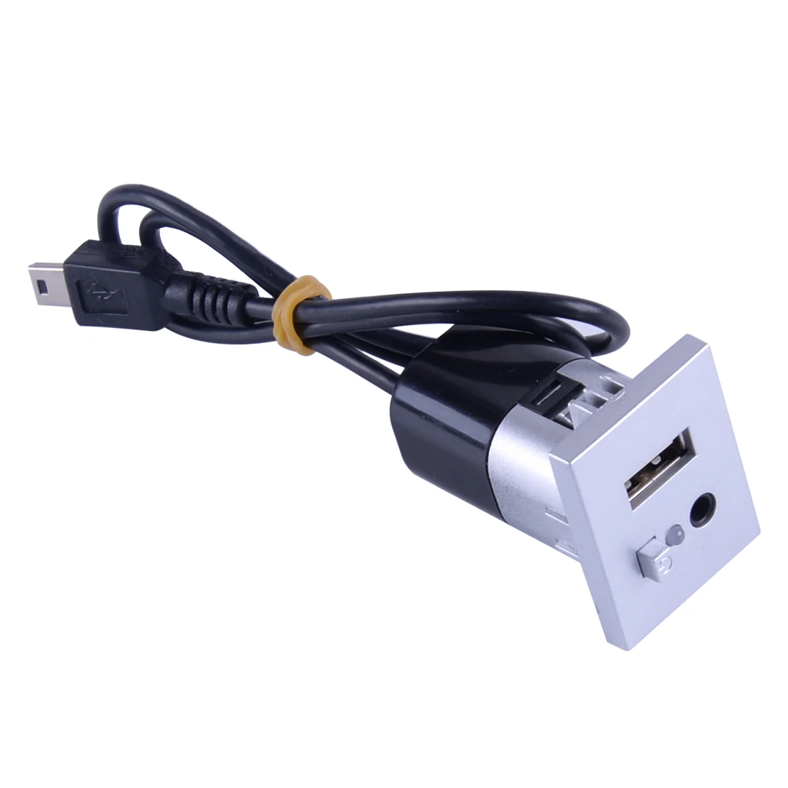 Beler черный/серебристый мини USB тире панель входное соединение модуль точка MP3 3 5 мм