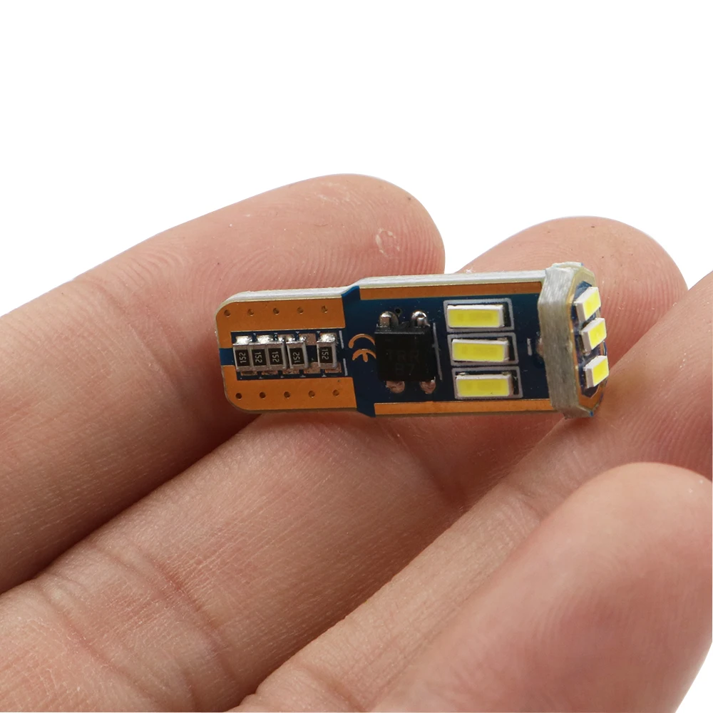YSY 100x T10 W5W Светодиодная Лампа 194 9smd 4014 авто автомобиль t10 led 168 номерных знаков купол