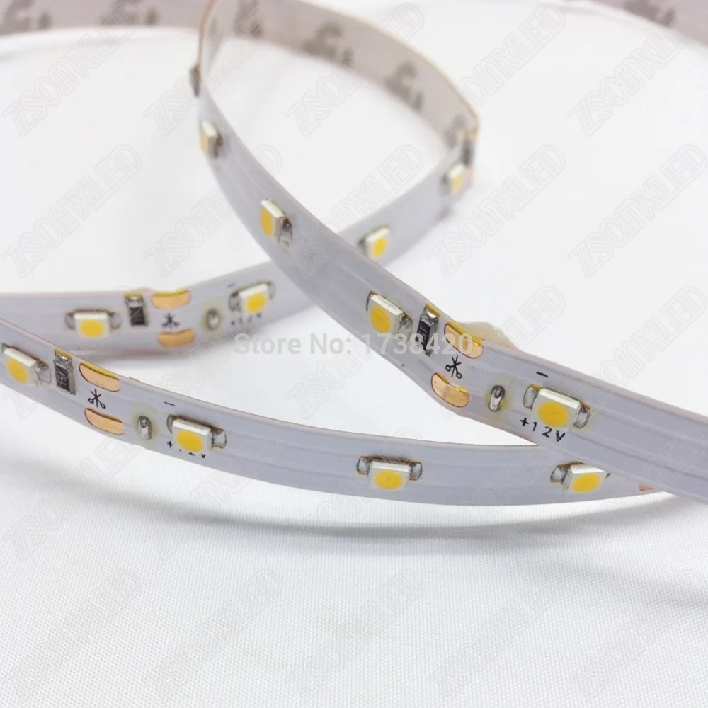 Светодиодная лента 3528 SMD 30 м/лот 60 светодиодов/м RGB гибкий свет DC 12V 4 8 W rgb неоновая