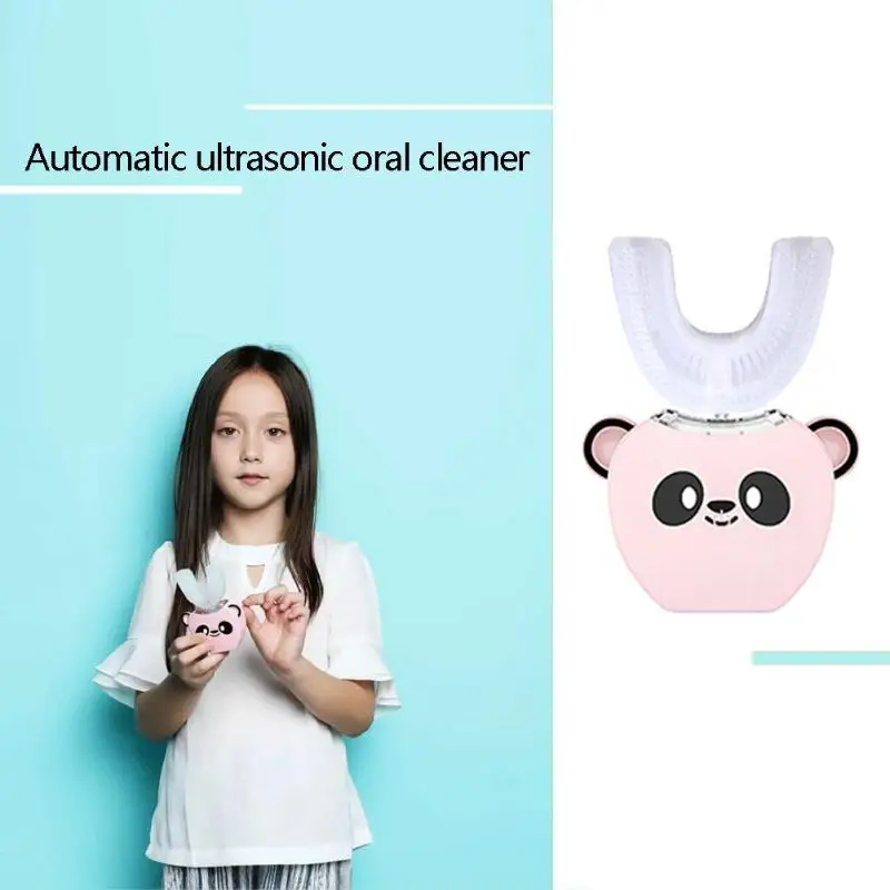 Электрическая зубная щетка u-типа зарядка через usb отбеливание зубов на 360