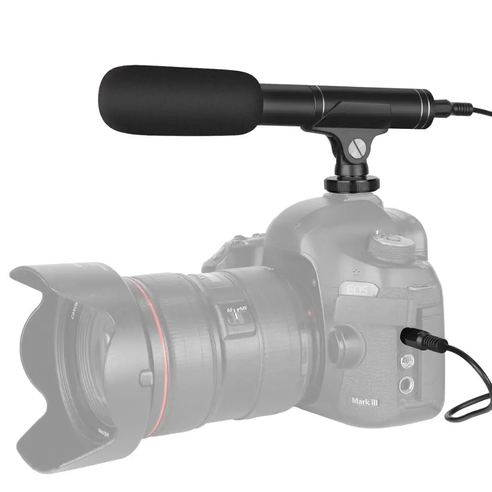 Neewer камера видео микрофон кардиоидный и всенаправленный конденсаторный для Canon