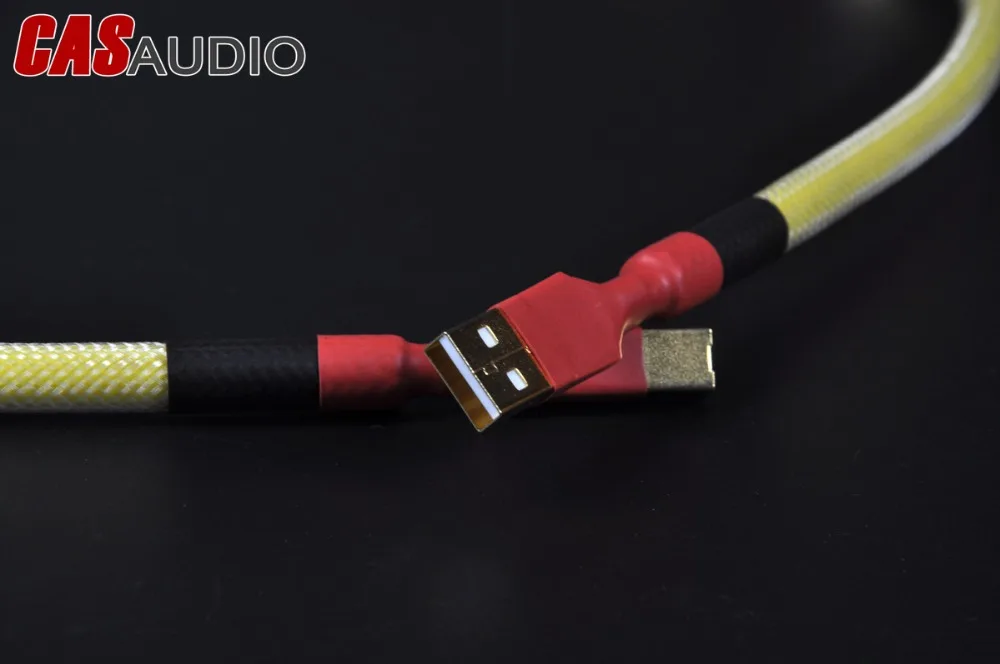 Hi-Fi 4N OFC usb type A к B кабель ультра толстый W/Shiled &amp ALum фольга двойной ферритовый бисер