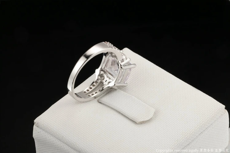 Best подарок на день Святого Валентина ювелирные кольца для Для женщин AAA + Цирконий