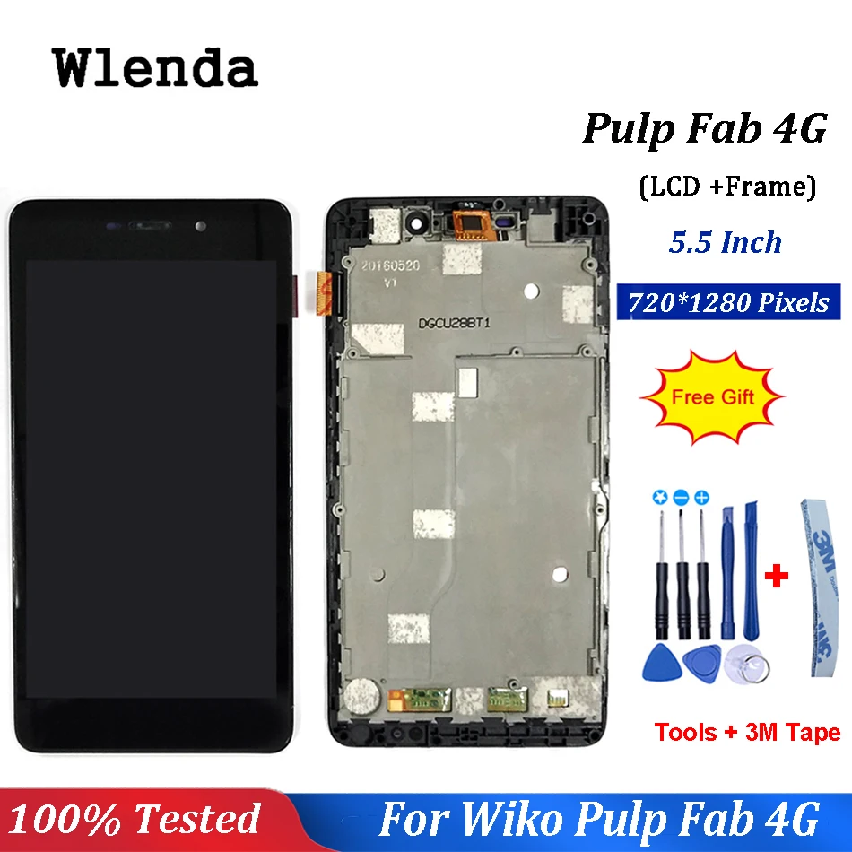Для Wiko Pulp Fab 4G ЖК-дисплей Дисплей и инструмент для ремонта сенсорного экрана в