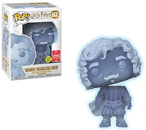 SDCC эксклюзивный FUNKO POP официальный светится в темноте Гарри Поттер-почти Безголовый Ник Виниловая фигурка Коллекционная модель игрушки
