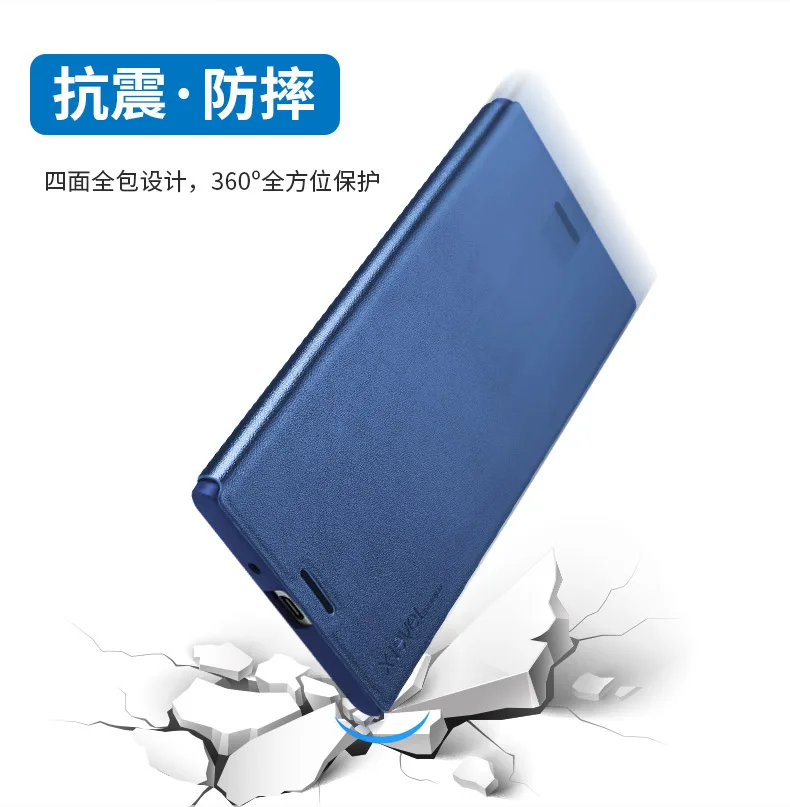 X-Level Роскошный чехол из искусственной кожи для sony Xperia Z2 Z3 Z4 Mini Z5 Premium E5 Z L36h Z1 X performance XZ Премиум XZS откидной Чехол