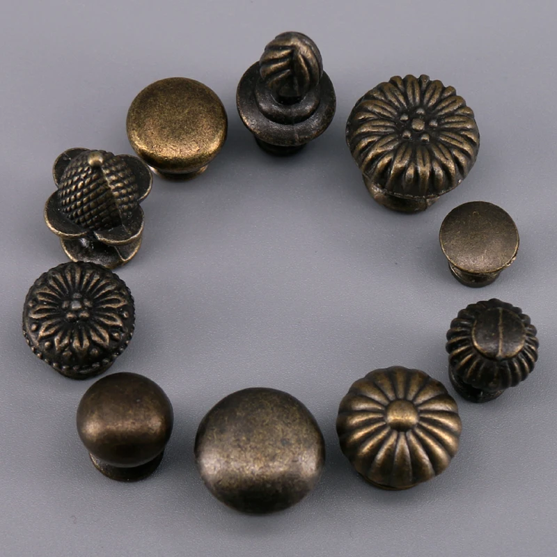 2 шт. Мини Античный ящик для ювелирных изделий ящика дверная ручка шкафа