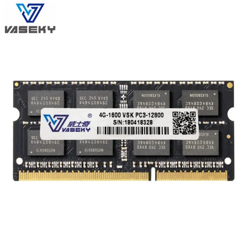 Vaseky Ram DDR3 4GB 1600 MHz Notebook Memory 204pin 1.5V sell 2GB/4GB/8GB New DIMM Full Compatibility | Компьютеры и офис