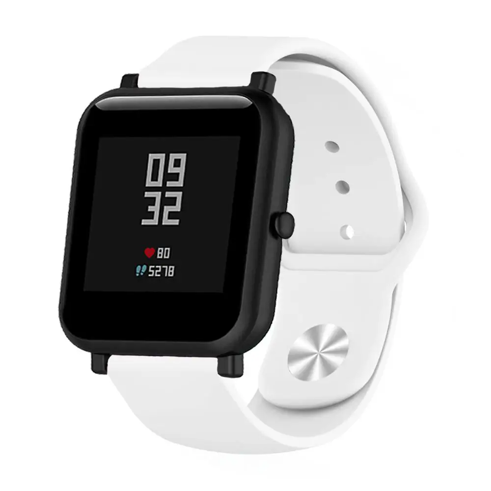 Фитнес Смарт ремешок для часов 22 мм Huami Amazfit Bip Samsung Gear S3 Withings ремень Garmin 46 42 браслет