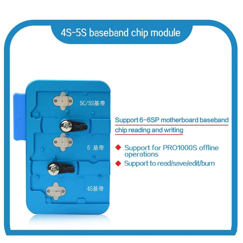 for Baseband 4-5S JC PRO1000S Logic Baseband EEPROM IC чип несъемная материнская плата чтение записи модуль для iPhone 4 5 6 6S 7 7P 8 8P iPad 23456 - Цвет: for Baseband 4-5S