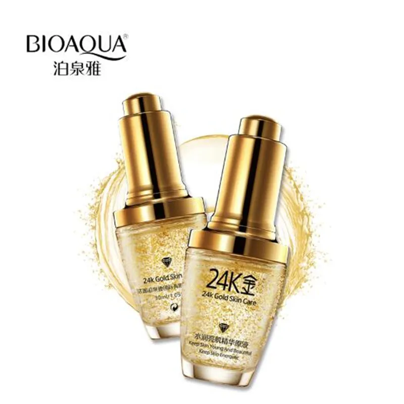 24k Gold Сыворотки с лица гиалуроновой кислотой Витамин c крем отбеливающий