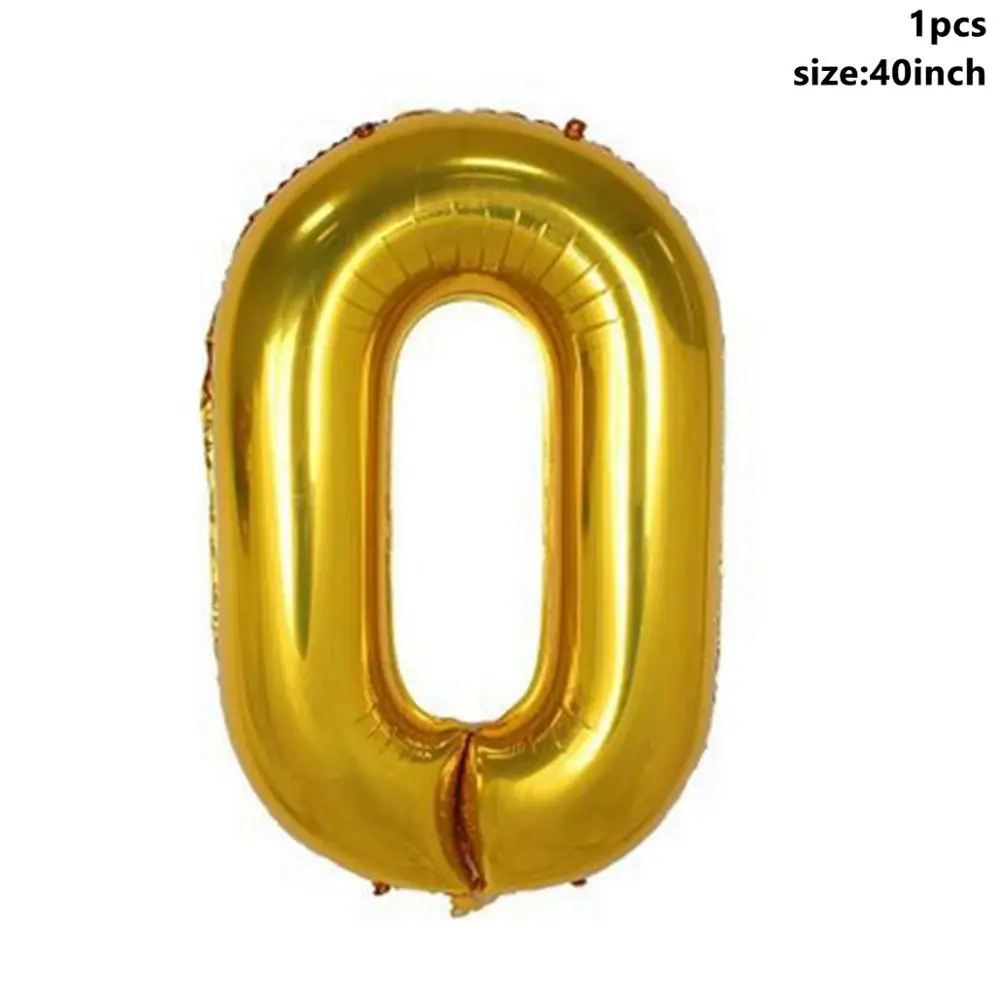 Gold Chain Balloons Taoup металлическая Золотая цепь воздушный шар из фольги шары-цифры Baloons Количество шариков Аксессуары Свадебная вечеринка Декор сувениры Вечерние - Цвет: Gold Chain Balloons