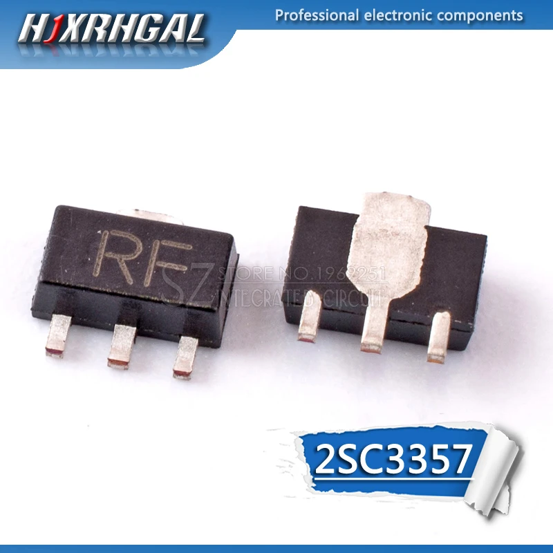 20шт 2SC3357 C3357 высокочастотная трубка 3357 RF SOT-89 транзистор | Электронные компоненты и
