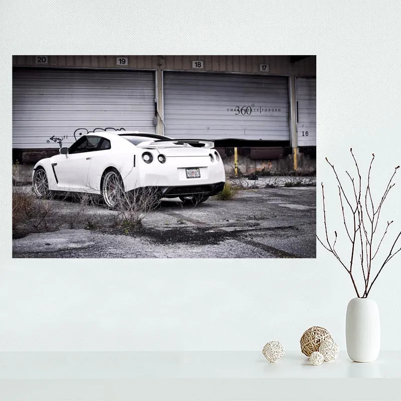 Ниссан SKYLINE GT R холст постер для картины на индивидуальный заказ печать ткань