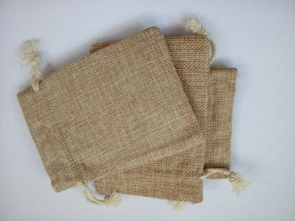 10*14 см 50 шт в наборе винтажном стиле Стиль джутовые мешки традиционные подарочные