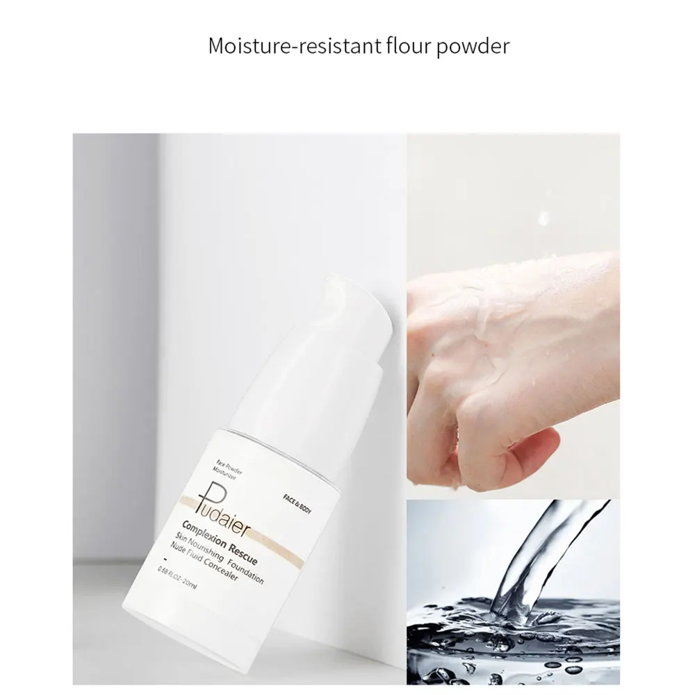 Макияж меняющий цвет Жидкий тональный крем водонепроницаемый контроль масла