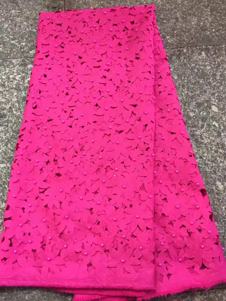 Mi. Fan Новые Полки африканская кружевная ткань высокого качества линия гипюр леди