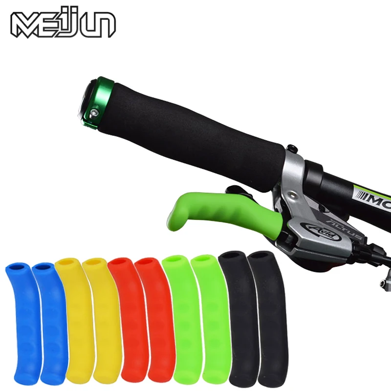 2 шт. силиконовые чехлы для ручек велосипеда|brake handle cover|cover goodbrake pads cover |