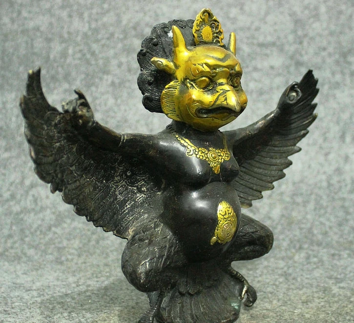 Бесплатная доставка Народное искусство Китая бронзовая позолоченная муха