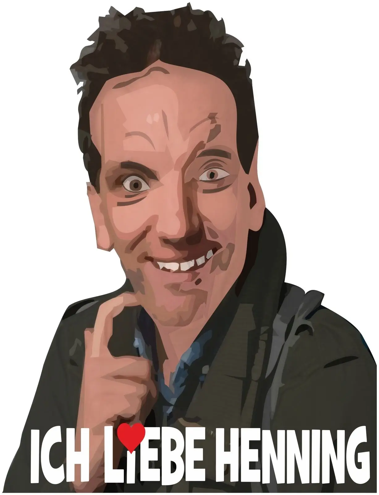 Henning Wehn The UK's Favourite немецкий комикс комедии послом футболка крутая повседневная