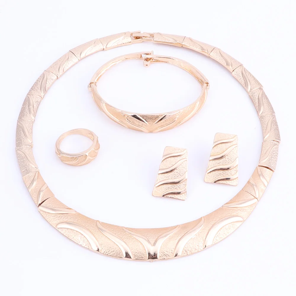 Горячая мода Свадебный Дубай Африка Нигерия Африканский комплект ювелирных