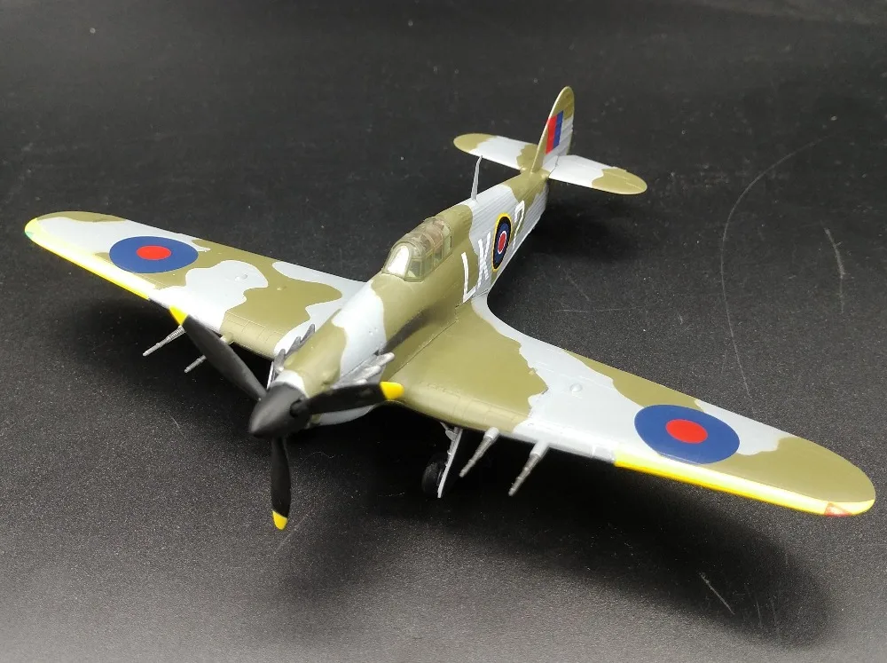1: 72 Мировой ураган модель бойца из Великобритании 87 эскадрилья 1942 Коллекционная