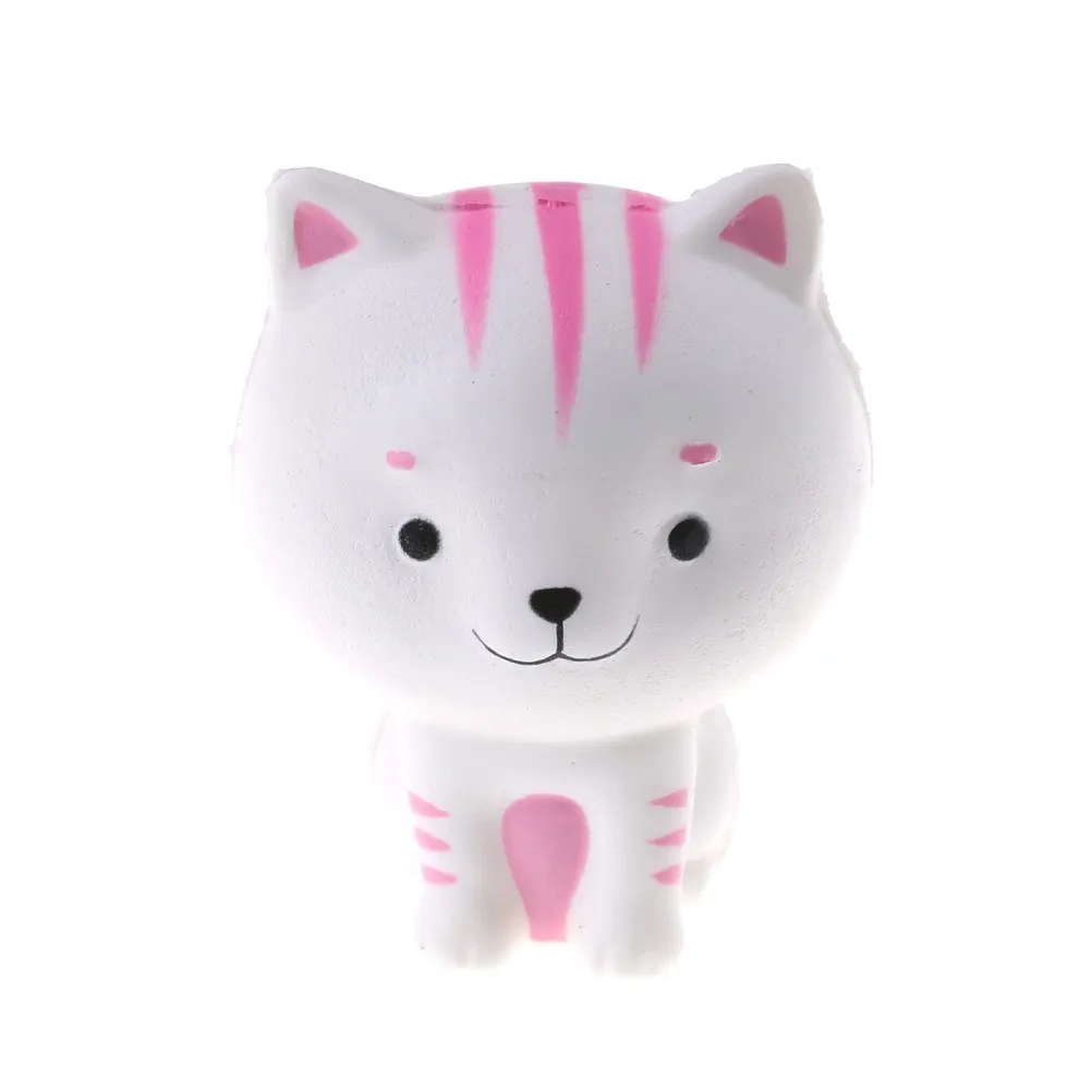 

Soft Phone Key Strap Roll Squishes PU Squishies Toys Slow Rising Ice cream Lemon Milk Peach Cake Face Cat horse Squeeze
