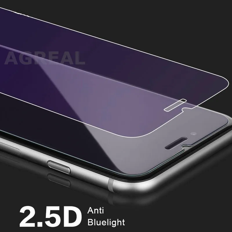 Анти-синее стекло на iphone 7 6s 5s se 5C синий луч света закаленное стекло для iphone 7 8 Plus для iphone X XS XR XS MAX стеклянный экран
